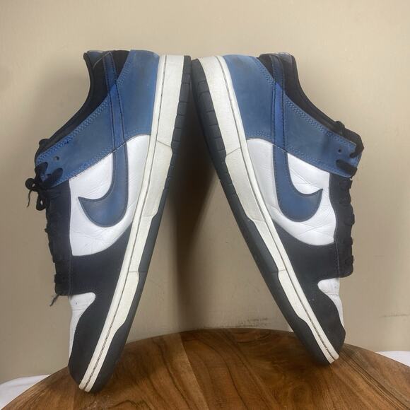 Nike Dunk Low Airbrush Industrial Blue Mens Blue Black Size 13 Shoes FD6923-100 - Picture 6 of 10
